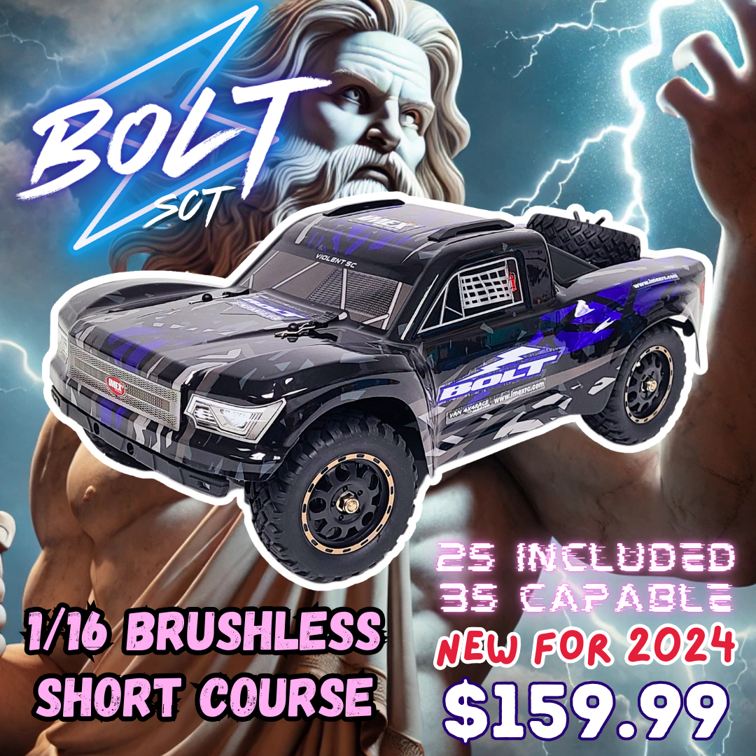 The IMEX BOLT 1/16 Brushless 4WD RC Truck – Speed, Durability, and Value in One Package