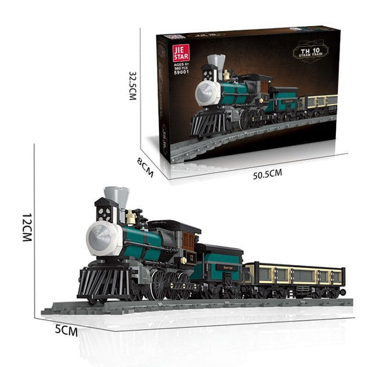 TH10 Steam Train Building Kit – 560 PCS