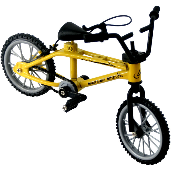 1/10 Scale Metal Frame Finger Bike – Miniature BMX Model in Three Colors
