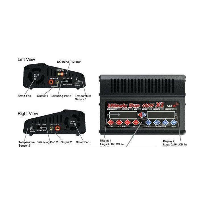 SkyRC 800W/20A DC Dual Charger