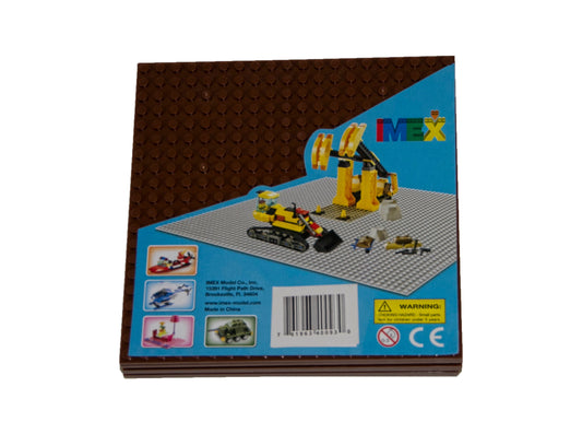 20x20 Stud Baseplate 6 Pack (Brown)