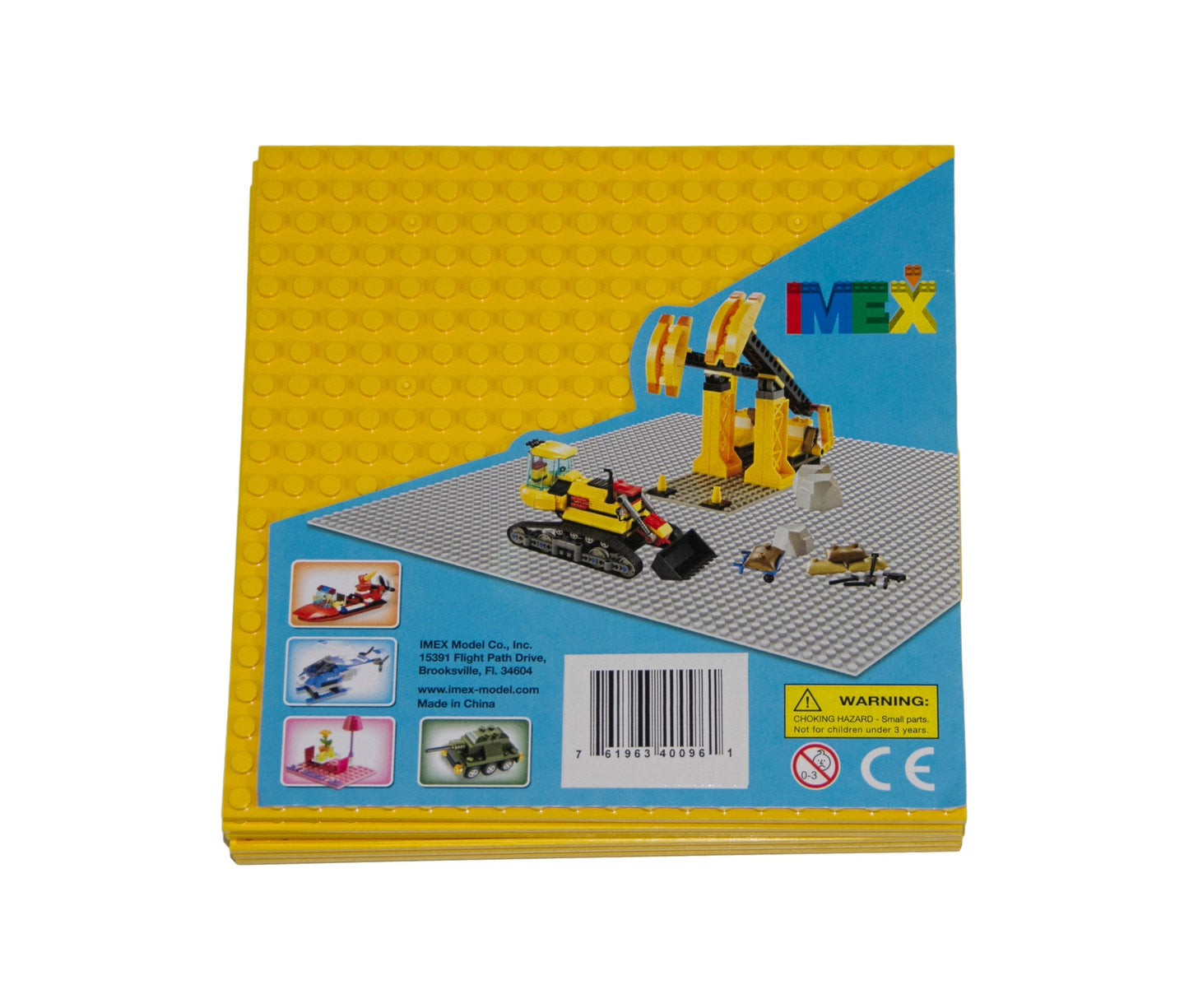20x20 Stud Baseplate 6 Pack (Yellow)