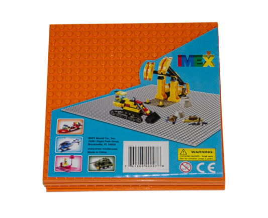 20x20 Stud Baseplate 6 Pack (Orange)