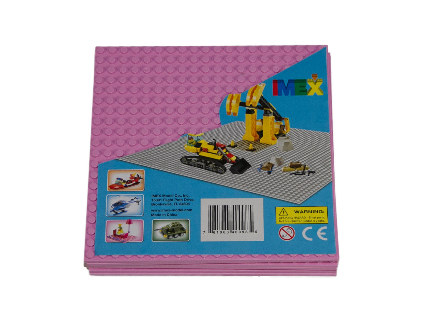 20x20 Stud Baseplate 6 Pack (Pink)