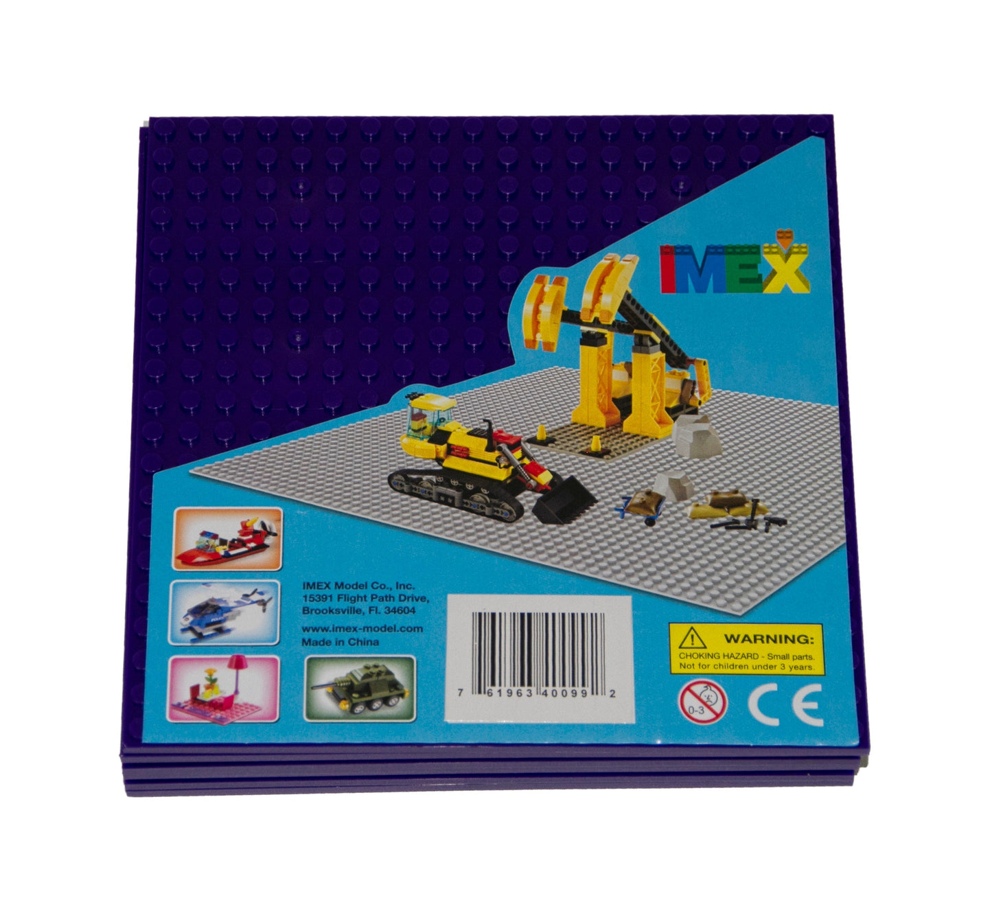 20x20 Stud Baseplate 6 Pack (Purple)