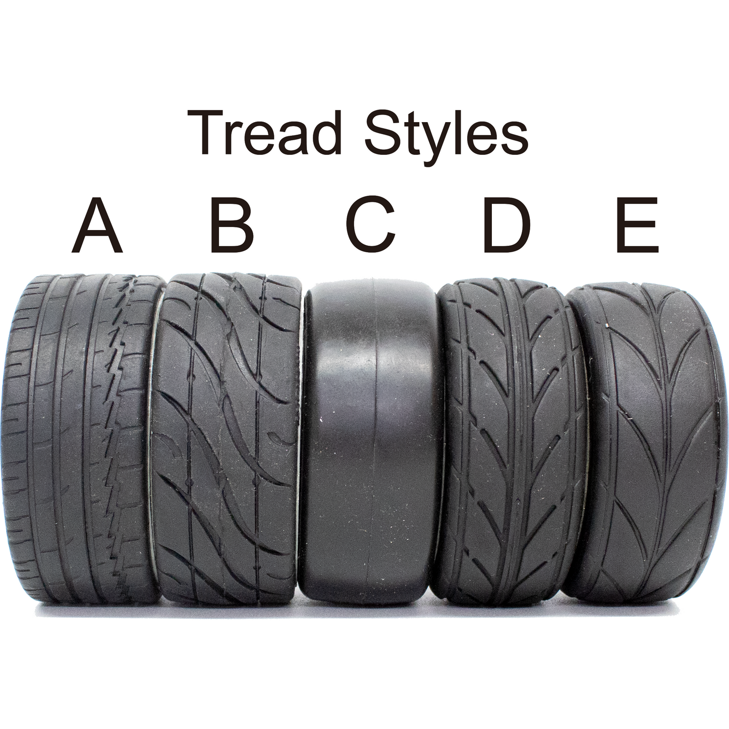 1/10 SCALE Combo Set B (x4) Multiple Treads