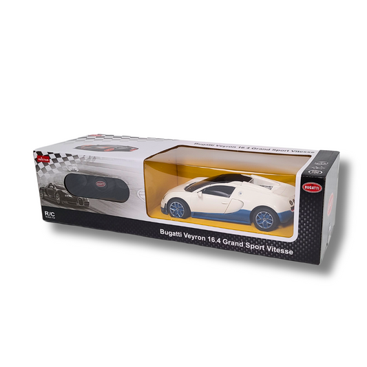 Rastar 1:24 Scale Bugatti Veyron Grand Sport Vitesse RC Car – Officially Licensed Remote Control Supercar