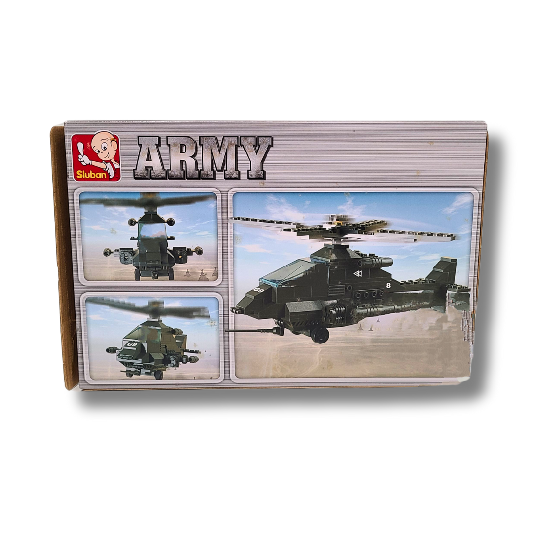 Sluban M38-B6200 Attack Helicopter – 158-Piece Military Brick Set