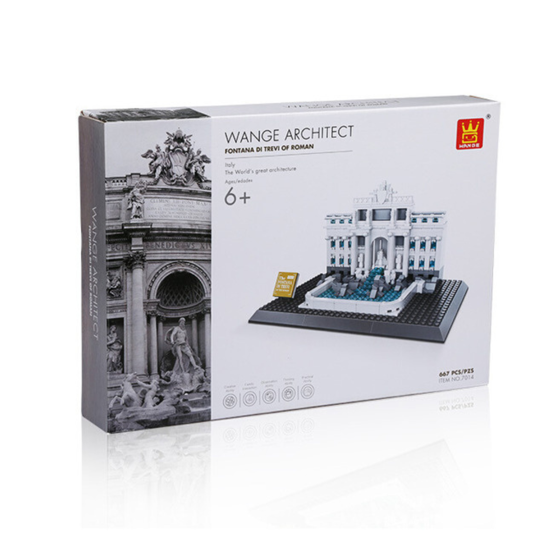 WANGE 4214 White House – 778‑Piece Architecture Brick Set