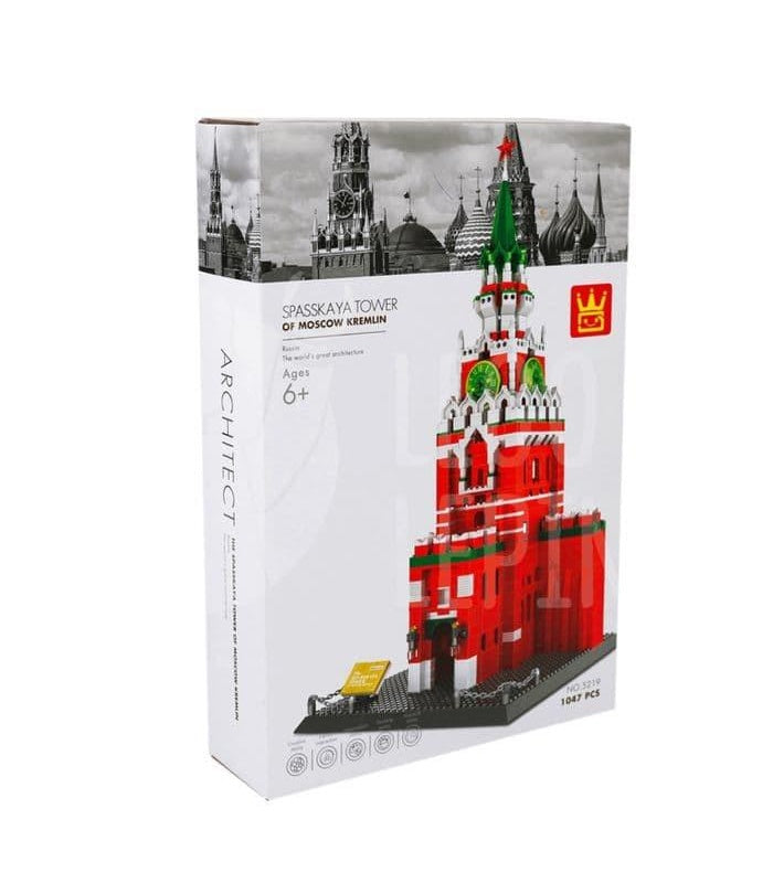 WANGE 5219 – Spasskaya Tower Architecture Building Set (1048 Pieces)