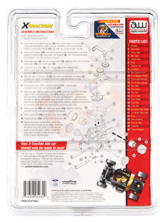 Gold #5 2005 Ford GT | Deluxe Pit Kit | CP7991 | Auto World