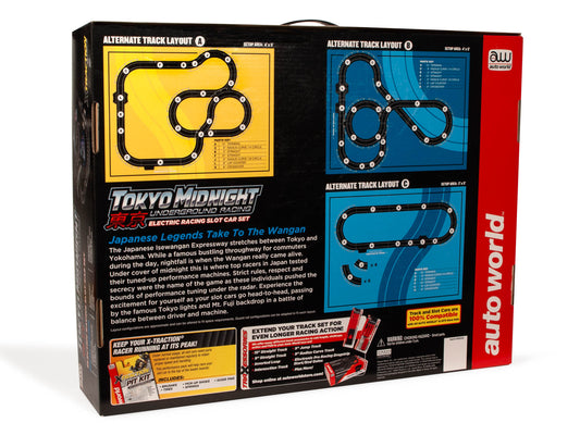 16' Tokyo Midnight Underground Racing Slot Race Set | SRS342 | Auto World