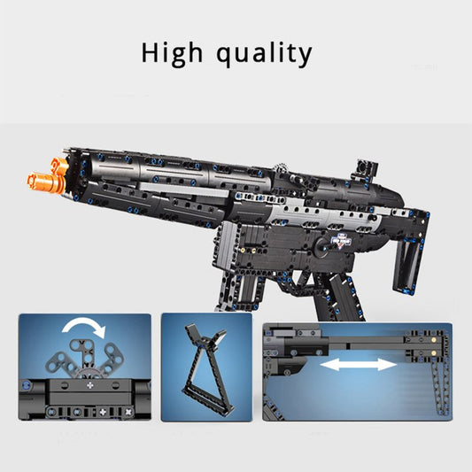 CaDA Model Submachine Gun Brick Building Set