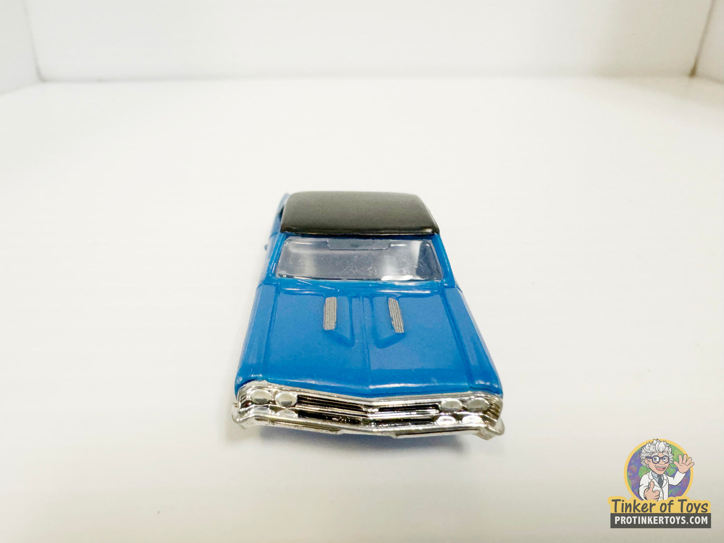 1967 Chevelle SS Vinyl Top Blue Black | MM04020 | Model Motoring