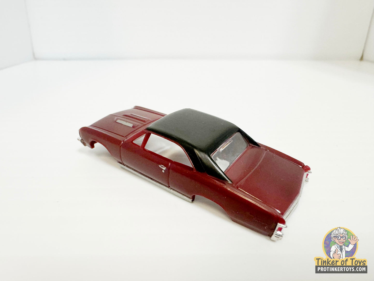 1967 Chevelle SS Vinyl Top Maroon Black | MM04050 | Model Motoring