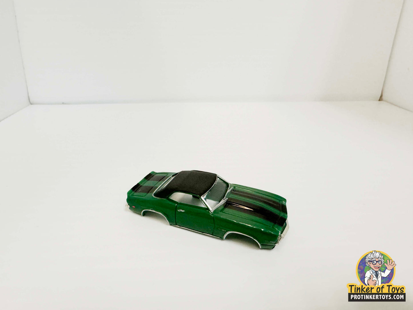 1969 Camaro RS Convertible Dark Green Black Stripes | MM07032 | Model Motoring