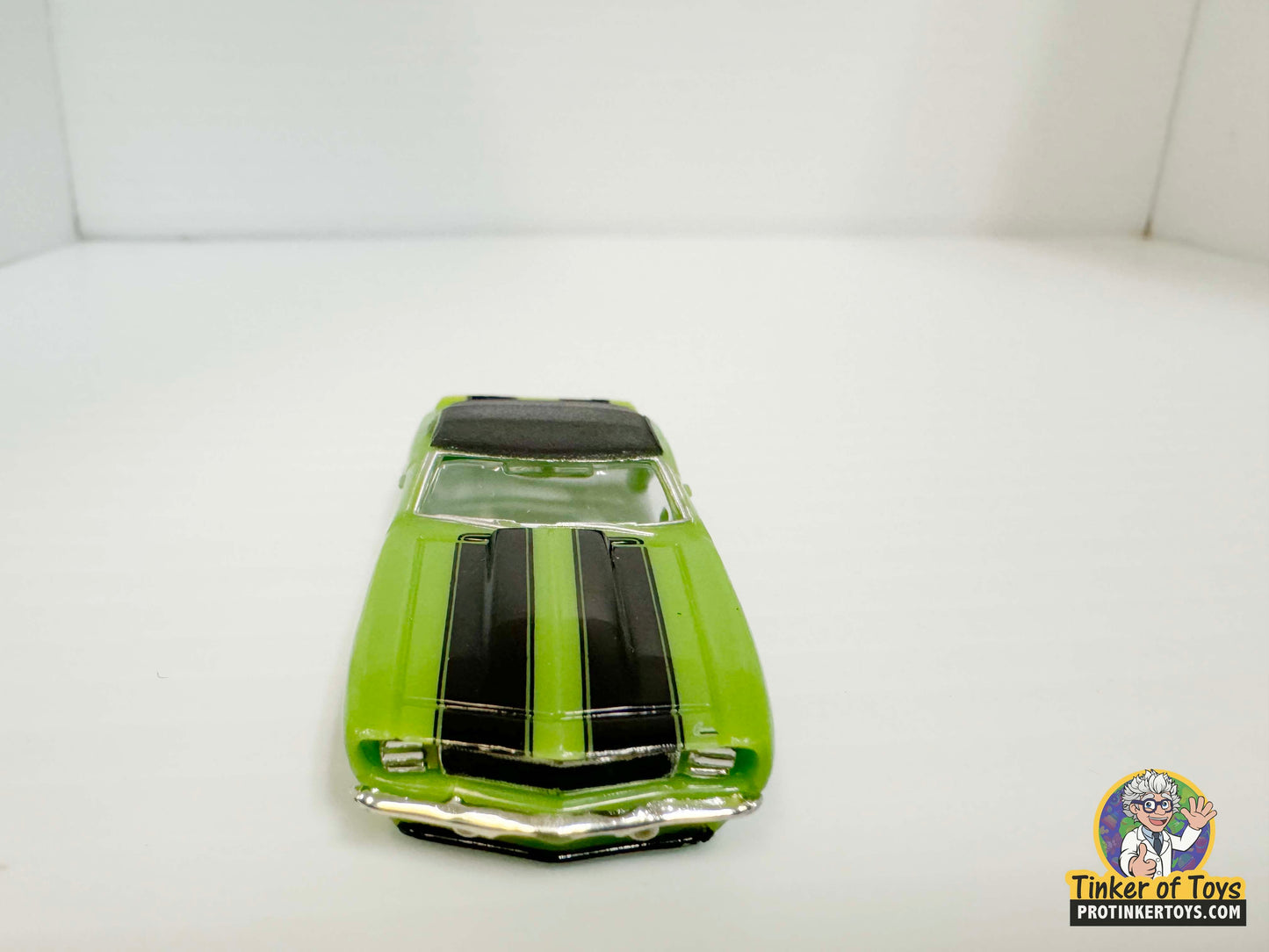 1969 Camaro RS Convertible Light Green Black Stripes | MM07042 | Model Motoring