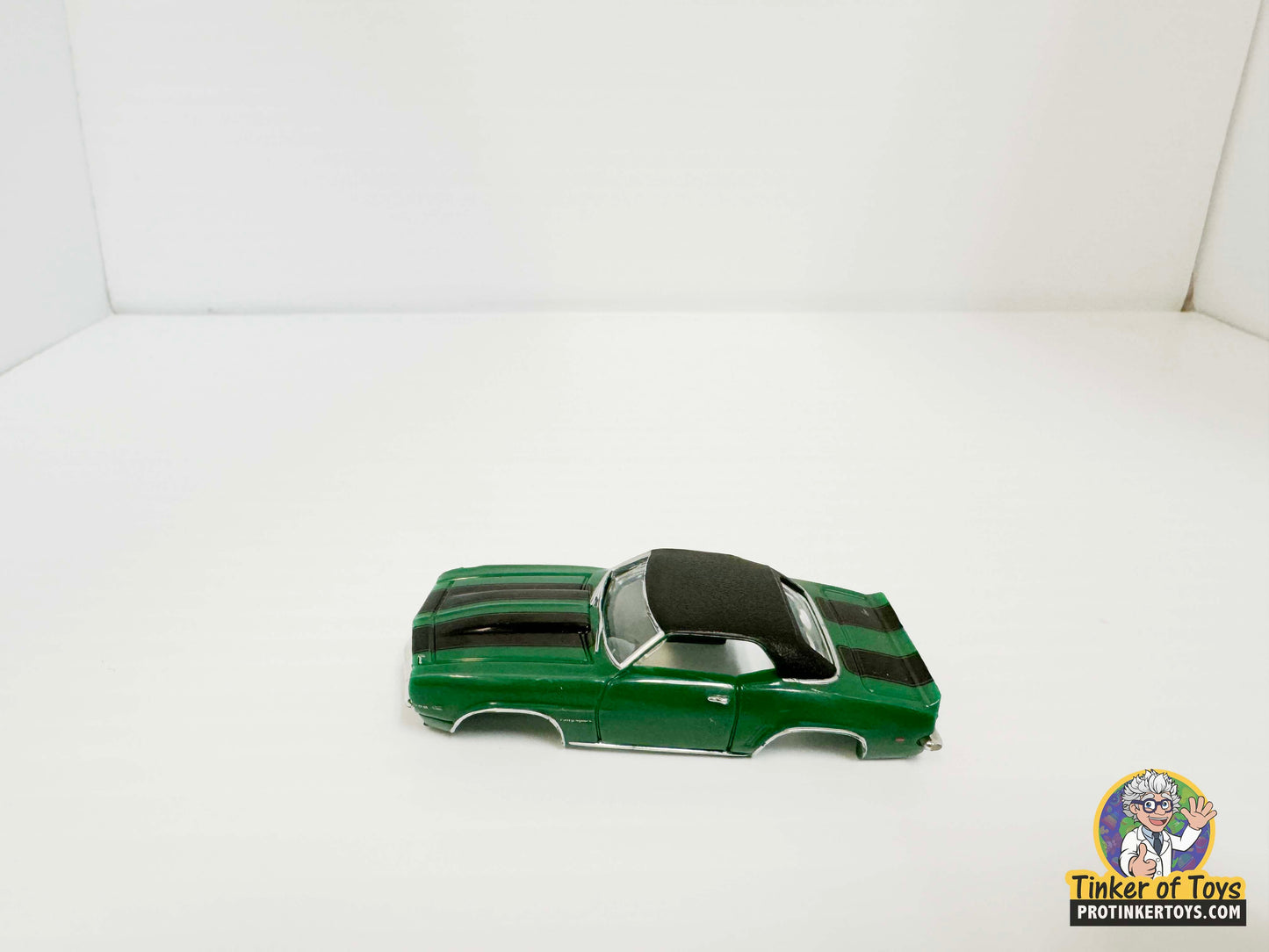 1969 Camaro RS Convertible Dark Green Black Stripes | MM07032 | Model Motoring