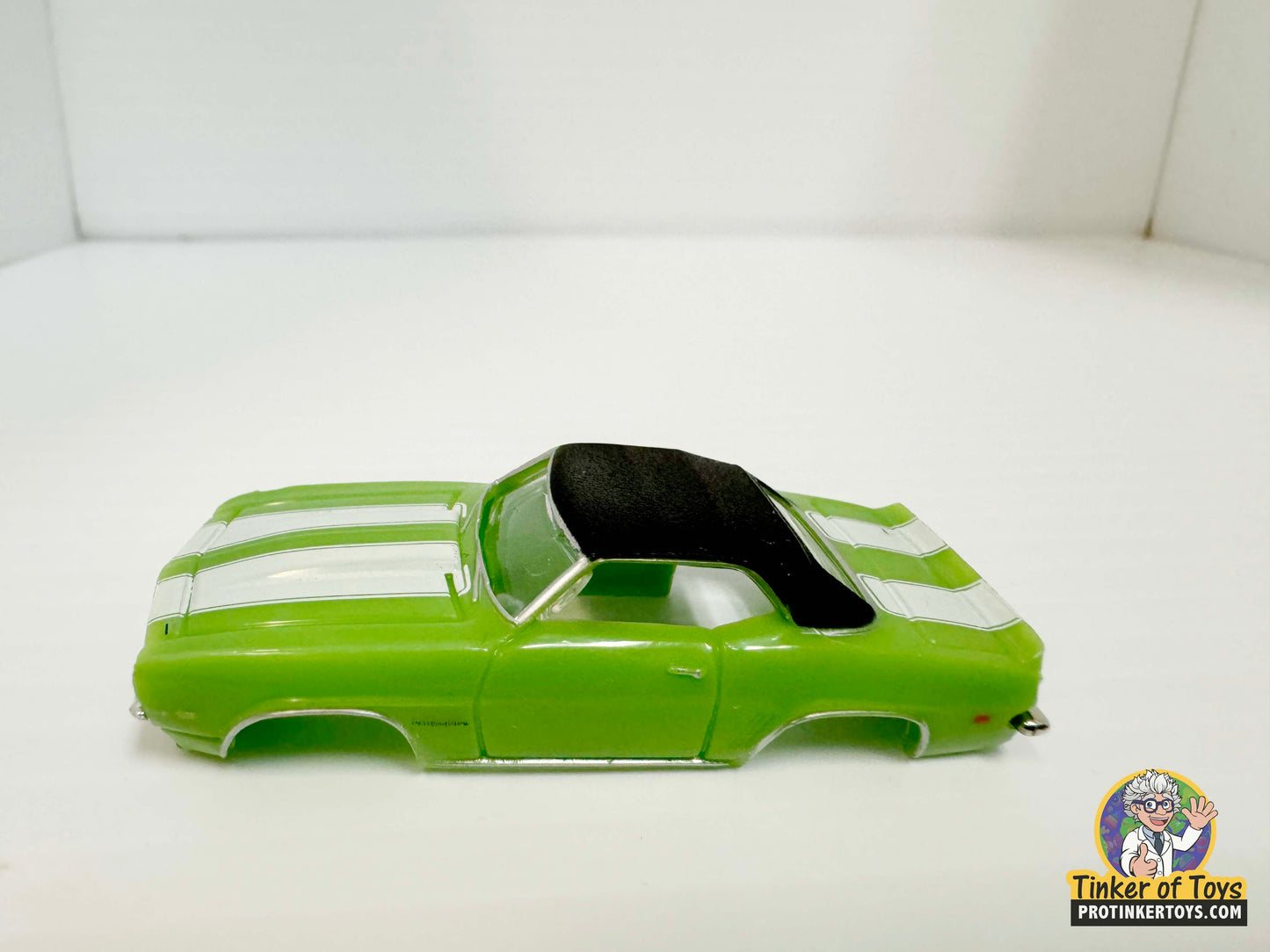 1969 Camaro RS Convertible Light Green White Stripes | MM07041 | Model Motoring