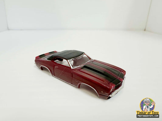 1969 Camaro RS Convertible Maroon Black Stripes | MM07052 | Model Motoring