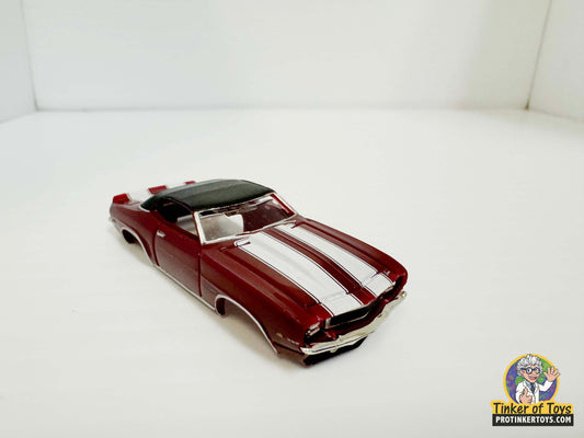 1969 Camaro RS Convertible Maroon White Stripes | MM07051 | Model Motoring