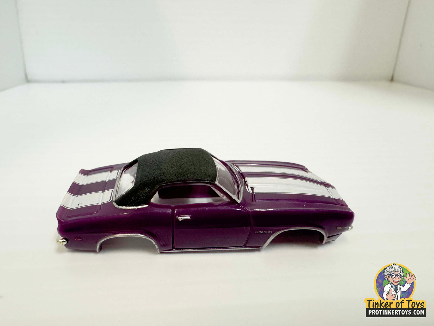 1969 Camaro RS Convertible Purple White Stripes | MM07071 | Model Motoring