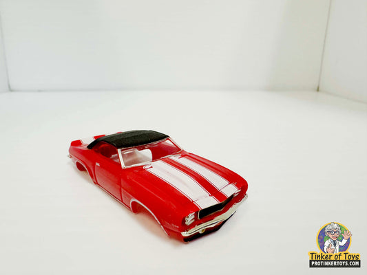 1969 Camaro RS Convertible Red White Stripes | MM07101 | Model Motoring