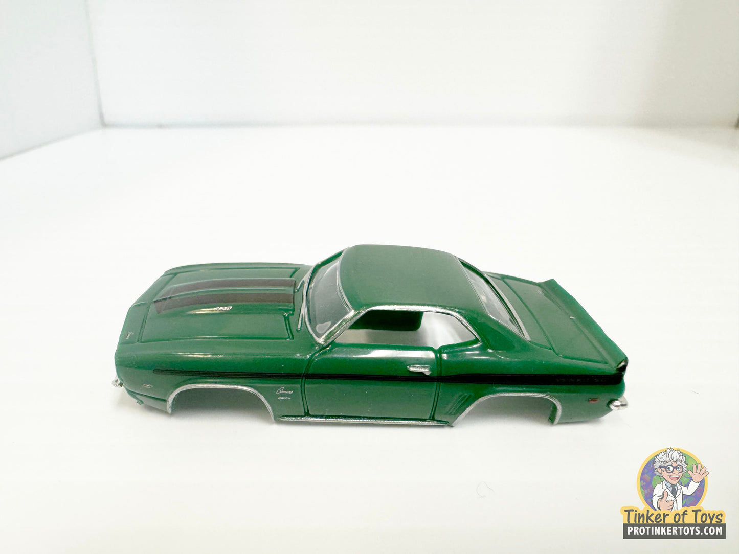 1969 Yenko Camaro Dark Green Black Stripes | MM12032 | Model Motoring