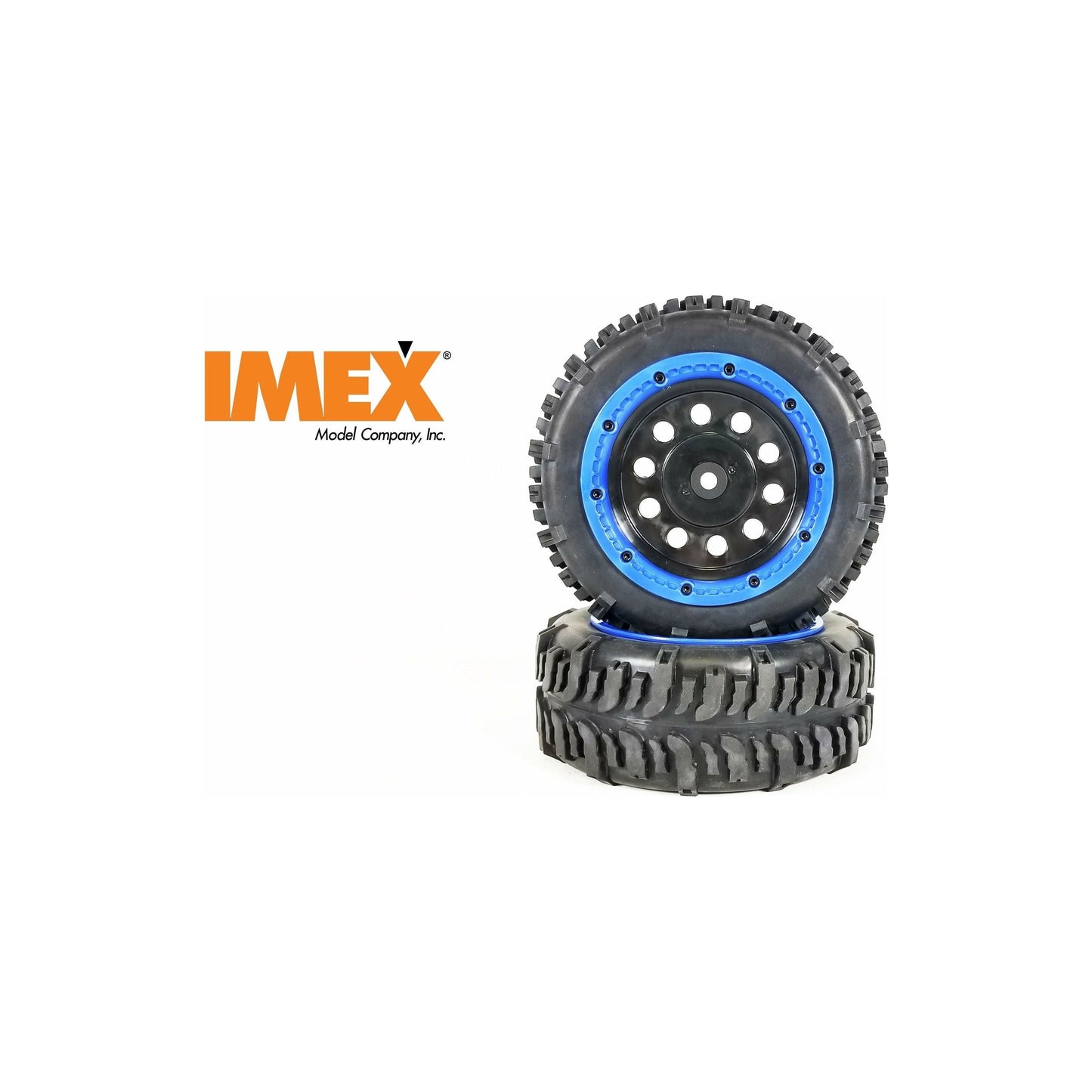 Swamp Dawg Tires & Pluto Rims with Beadlocks - Front (1 Pair) (Choose Color)