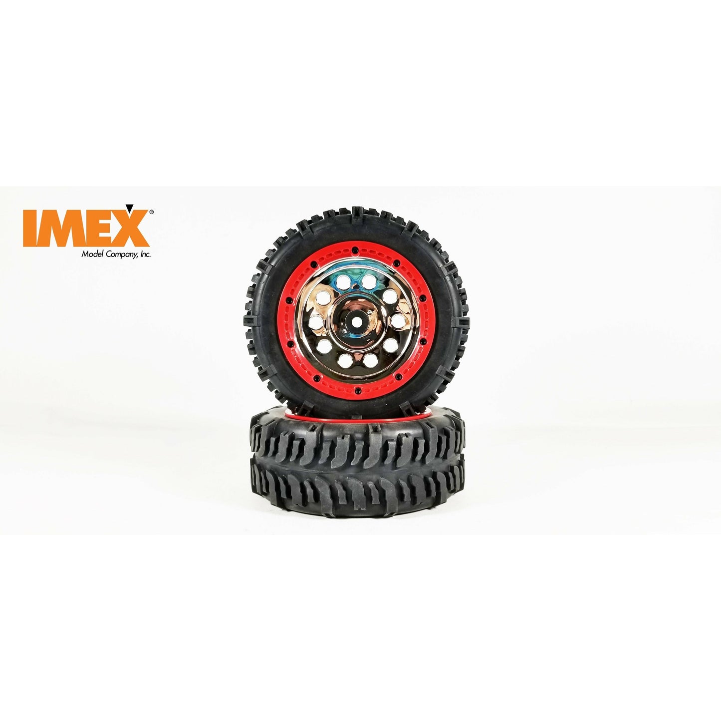 Swamp Dawg Tires & Pluto Rims with Beadlocks - Front (1 Pair) (Choose Color)