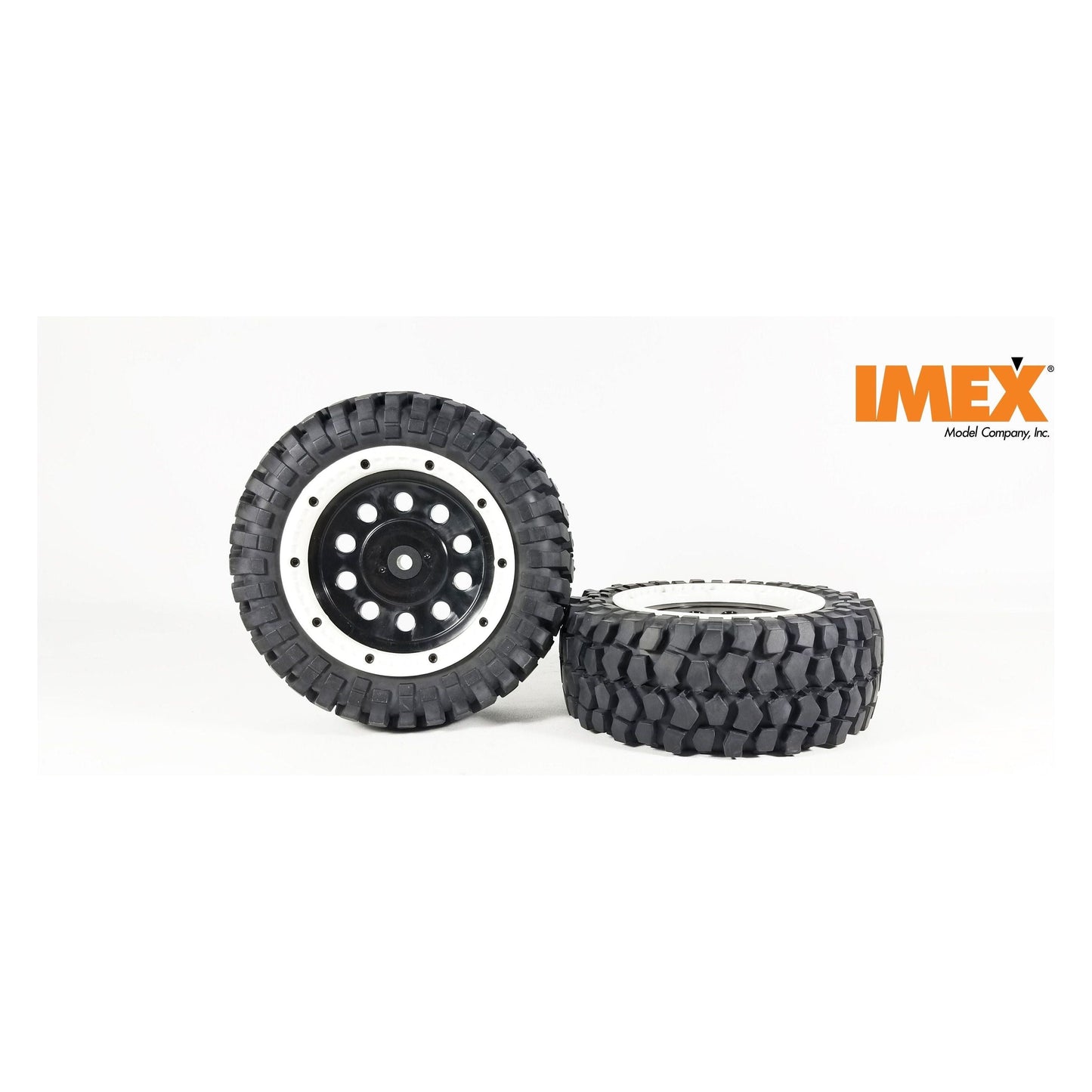 K-Rock Tires & Pluto Rims with Beadlocks - Front (1 Pair) (Choose Color)