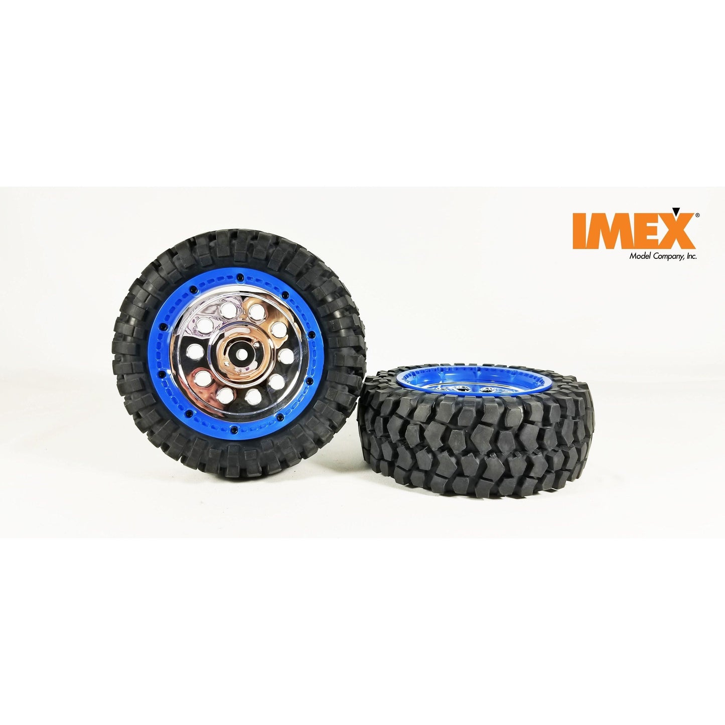 K-Rock Tires & Pluto Rims with Beadlocks - Front (1 Pair) (Choose Color)