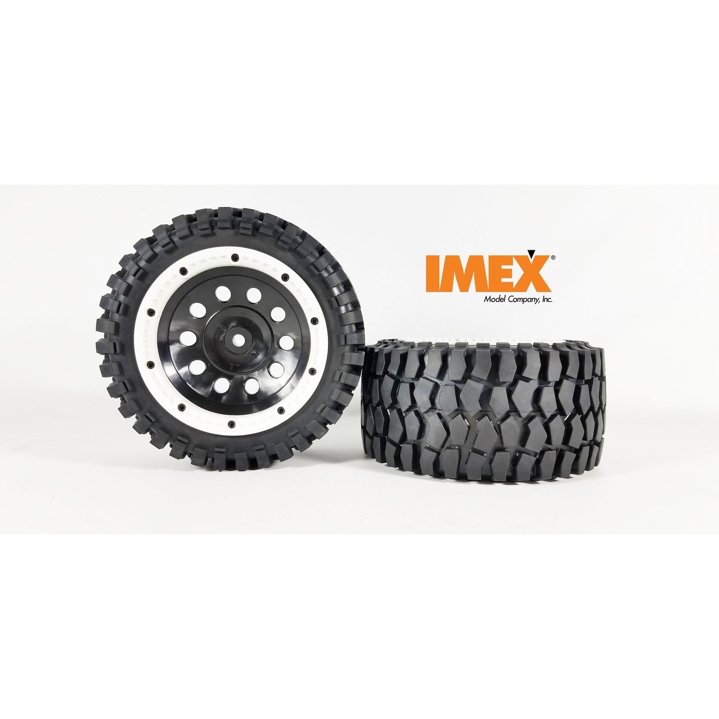 K-Rock Tires & Pluto Rims with Beadlocks - Rear (1 Pair) (Choose Color)