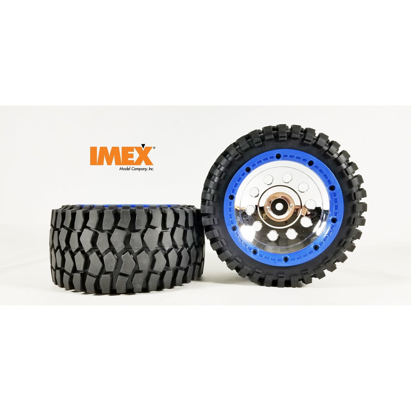 K-Rock Tires & Pluto Rims with Beadlocks - Rear (1 Pair) (Choose Color)
