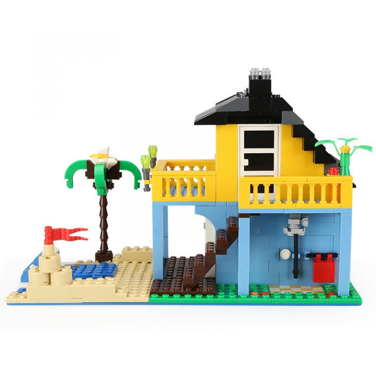 WANGE 3310 Sea View Holiday Homes – 386-Piece Architecture Building Set