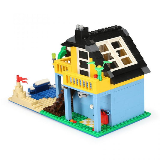 WANGE 3310 Sea View Holiday Homes – 386-Piece Architecture Building Set