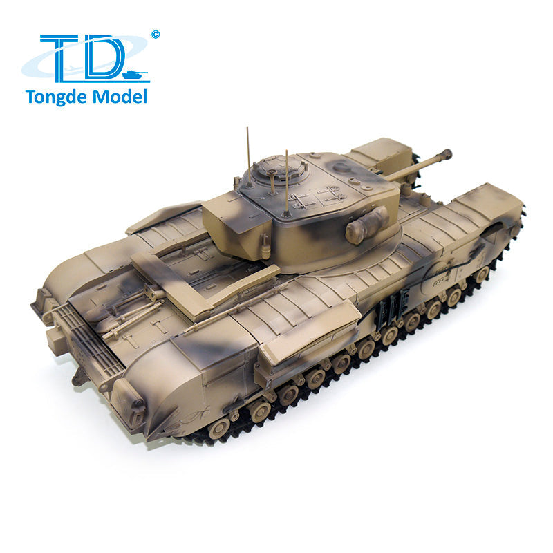 TONGDE Churchill MK. VII 1/16 Scale Battle Tank - Metal Tracks