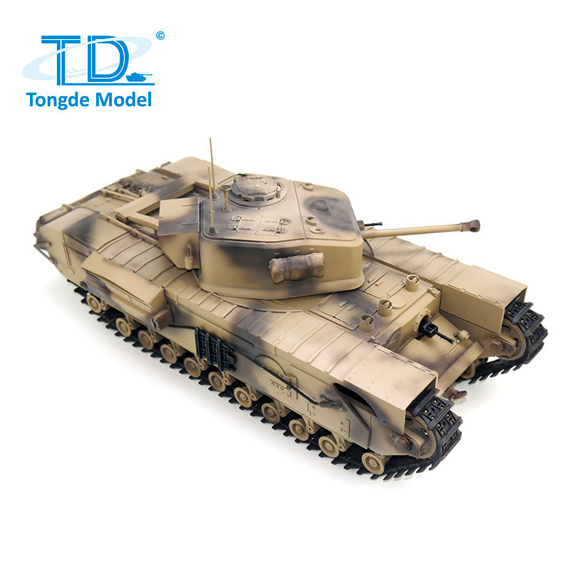 TONGDE Churchill MK. VII 1/16 Scale Battle Tank - Metal Tracks