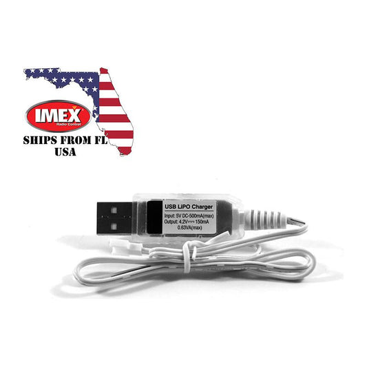 3.7V 1S Lipo USB Charger