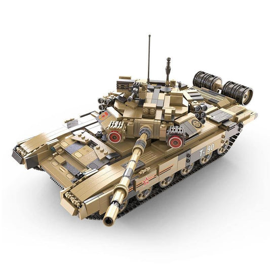 CaDA 1:20 Scale T-90 Tank Brick Set – 1,722-Piece Russian Model with Interior Detail (Non-Motorized)