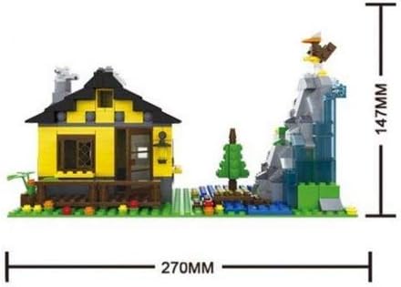 WANGE 3311 Mountain Hut – 389-Piece Architecture Building Set