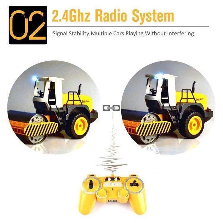 Double E E522-003 2.4GHz 1/20 RC Construction Load Roller