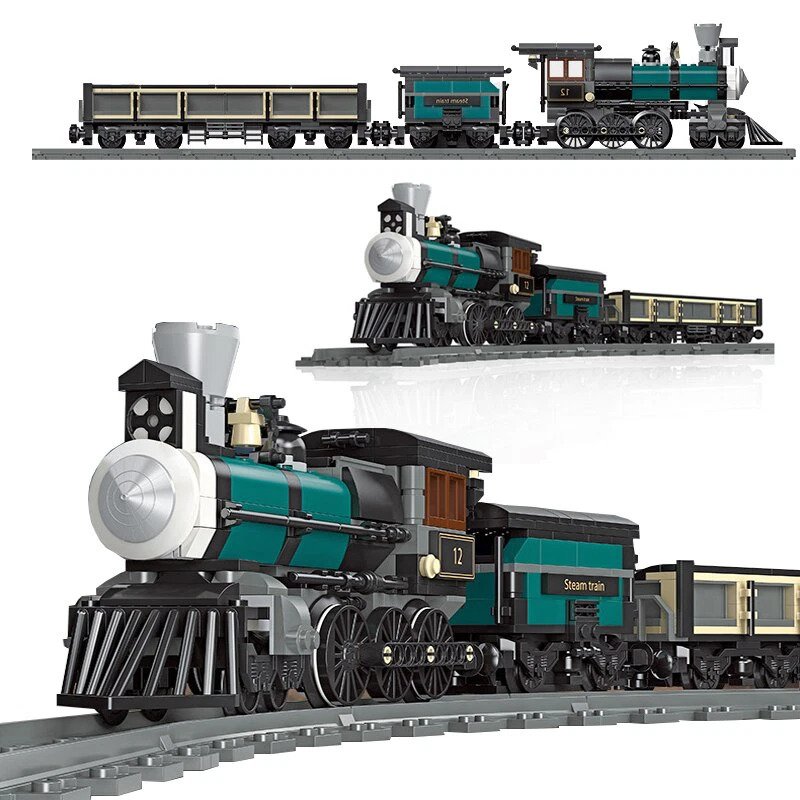 TH10 Steam Train Building Kit – 560 PCS