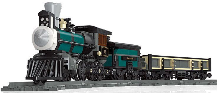 TH10 Steam Train Building Kit – 560 PCS