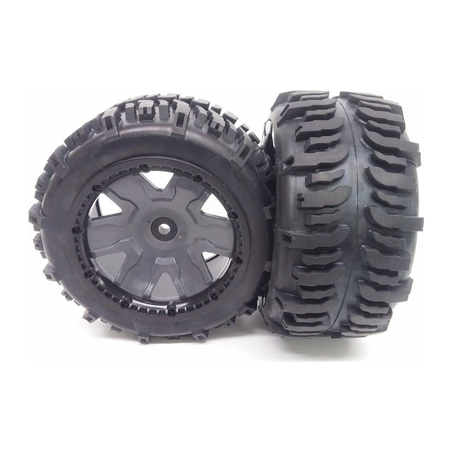 Swamp Dawg Tires & Yuma Rims with Beadlocks - Front (1 Pair) (Choose Color)