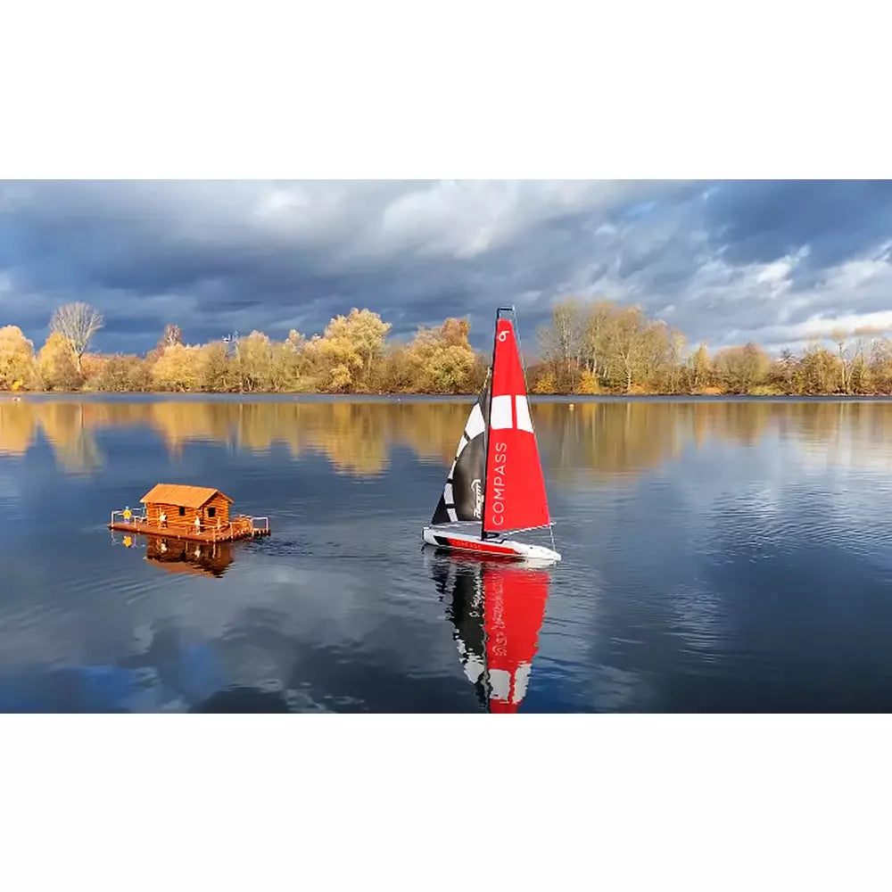 Compass 950mm  RC Sailboat – Entry-Level Remote Control Sailing Boat