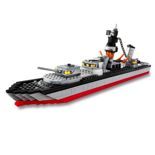 WANGE 5660 Legion Battleship – 774-Piece Military Ship Building Block Set