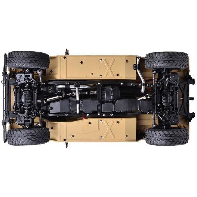 1/10th Scale HG-P408 4x4 Military Humvee ARTR