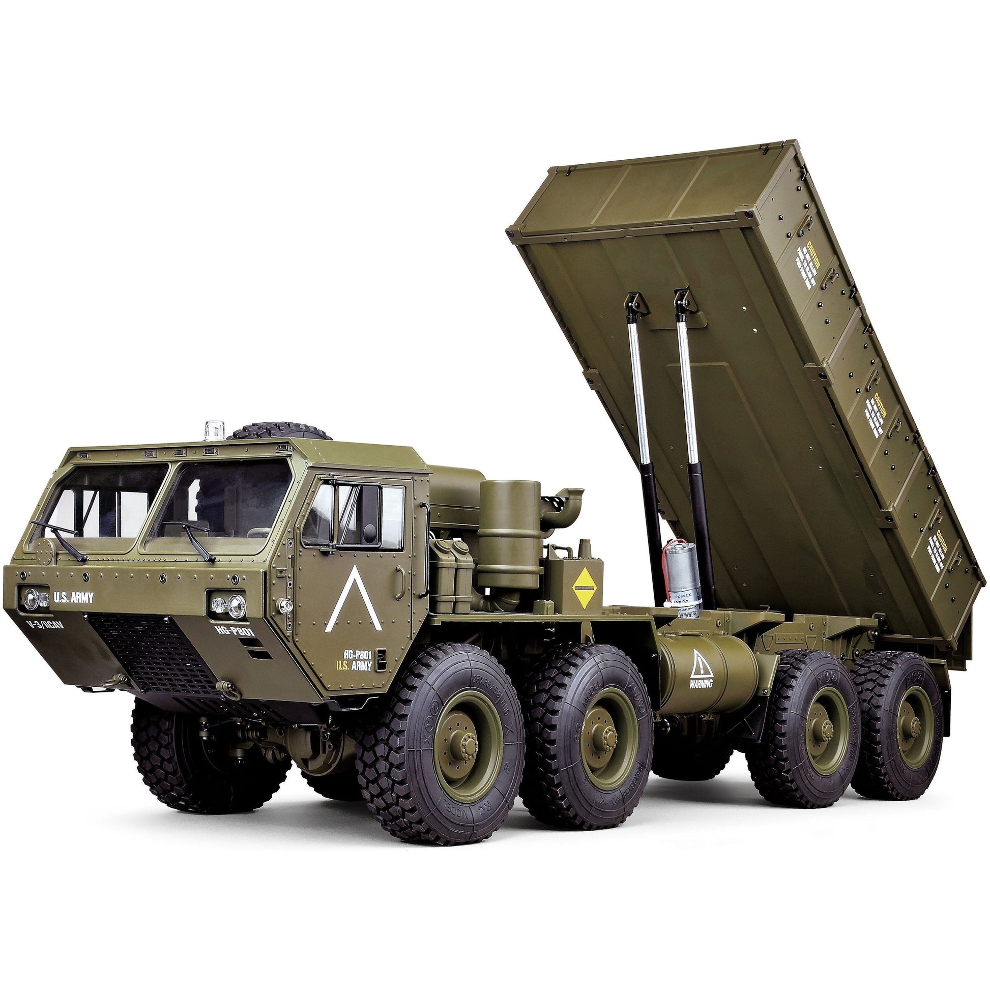1/12th Scale HG-P803 8x8 HEMMT Dump Truck Upgraded ARTR w/ LEDs and Sounds