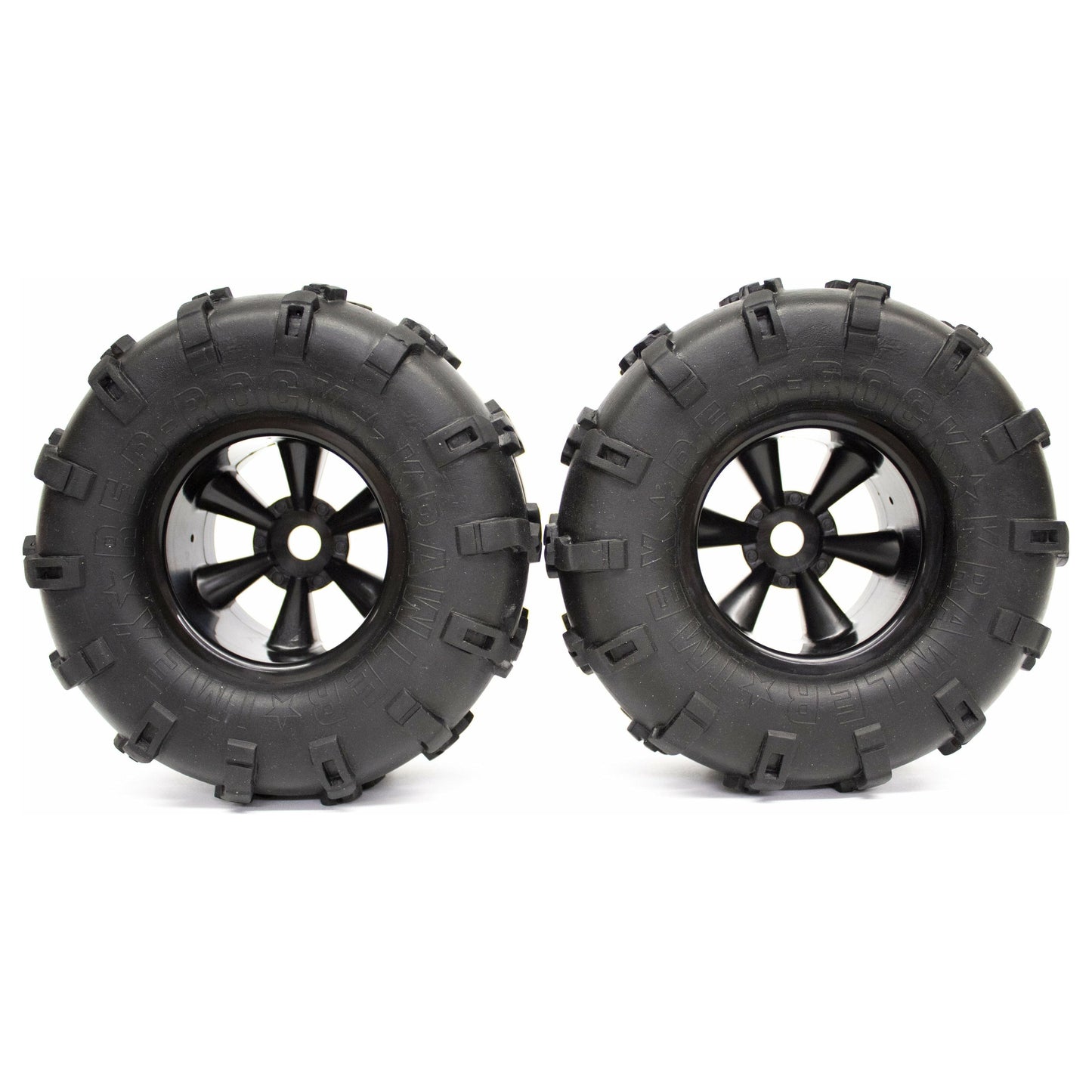 Red Rock Tires & Hawk Rims (1 Pair) (Choose Color)